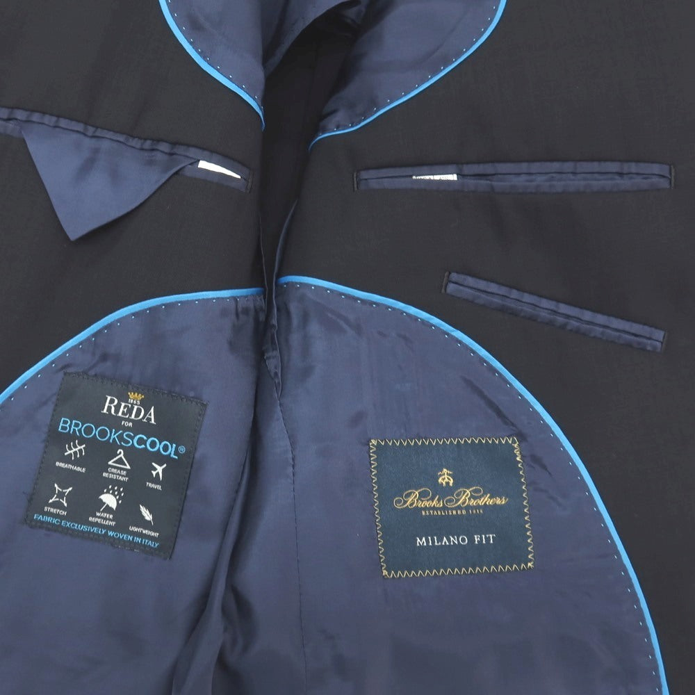 【中古】ブルックスブラザーズ Brooks Brothers BROOKSCOOL ウール 3B テーラードジャケット ダークネイビー【サイズ52】【 状態ランクB 】【 メンズ 】
