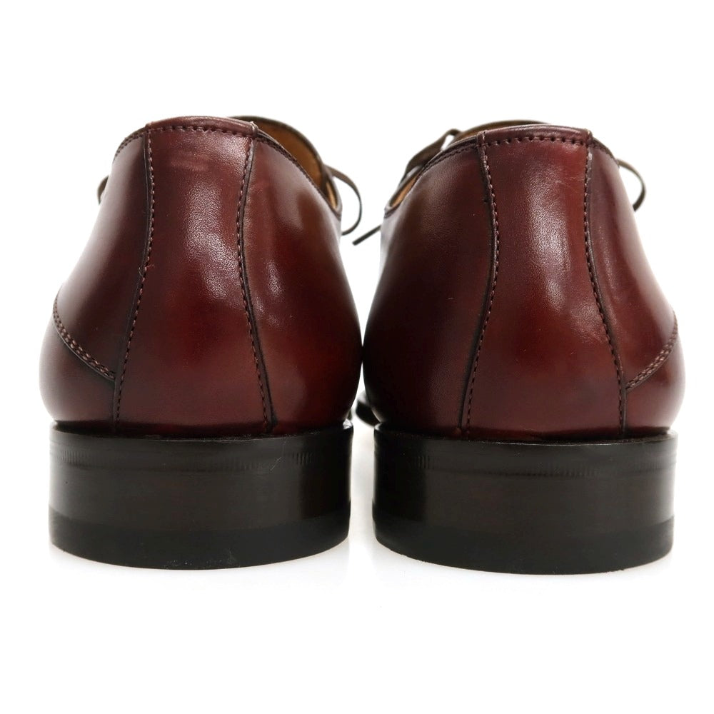 【中古】【未使用】マグナーニ MAGNANNI カーフ ドレスシューズ ブラウン【サイズ37】【 状態ランクS 】【 メンズ 】