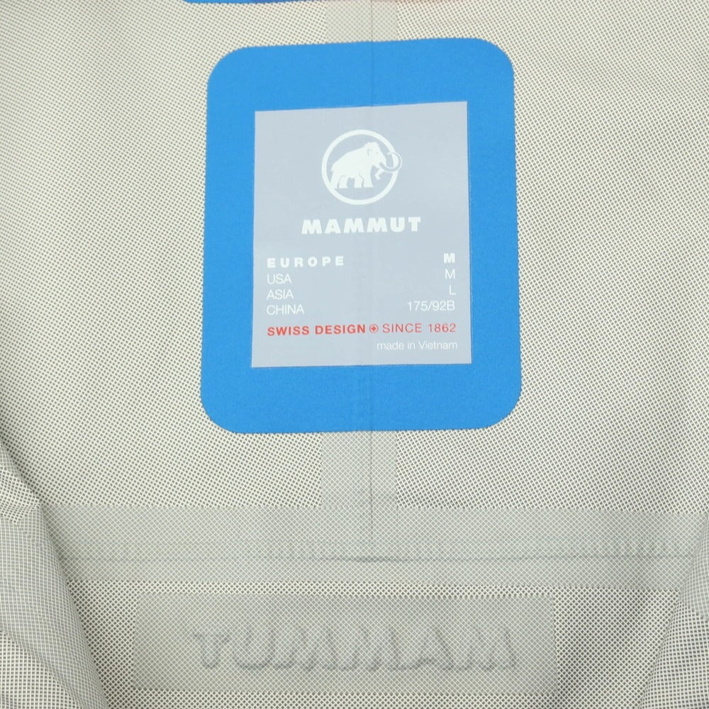 【中古】マムート Mammut ナイロン フーデッド シェルジャケット ブルー【サイズASIA L】【 状態ランクC 】【 メンズ 】