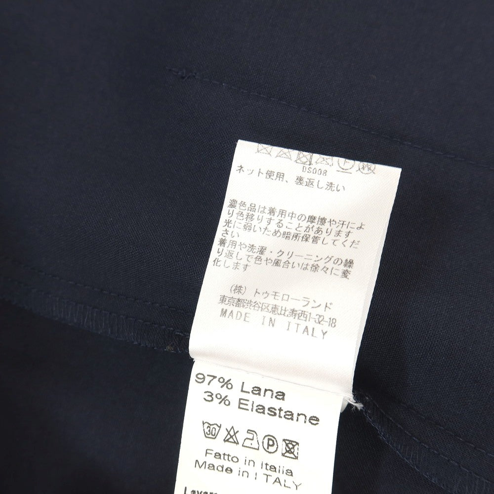 【中古】カモ CAMO ストレッチ ウール 3B カジュアルジャケット ネイビー【サイズ48】【 状態ランクC 】【 メンズ 】