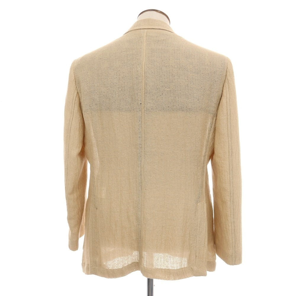 【中古】サンハウス SUN HOUSE コットンリネンナイロン 2B カジュアルジャケット ベージュ【サイズ54】【 状態ランクB 】【 メンズ 】