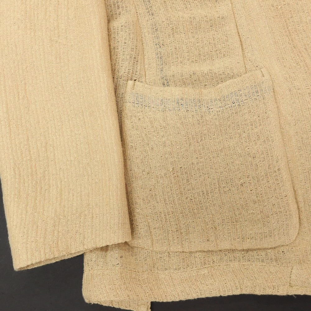 【中古】サンハウス SUN HOUSE コットンリネンナイロン 2B カジュアルジャケット ベージュ【サイズ54】【 状態ランクB 】【 メンズ 】