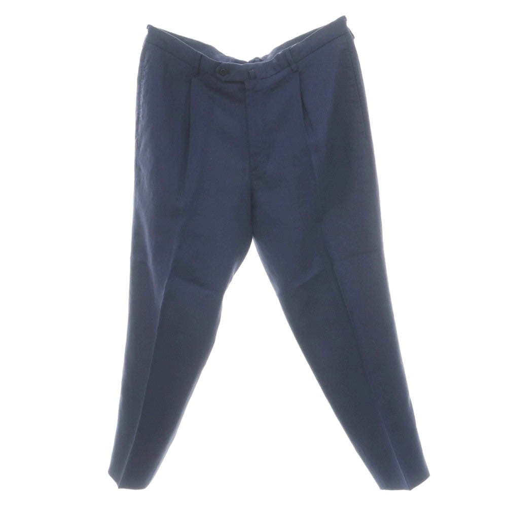 【中古】インコテックス INCOTEX リネン カジュアルスラックスパンツ ライトネイビー【サイズ52】【 状態ランクB 】【 メンズ 】
