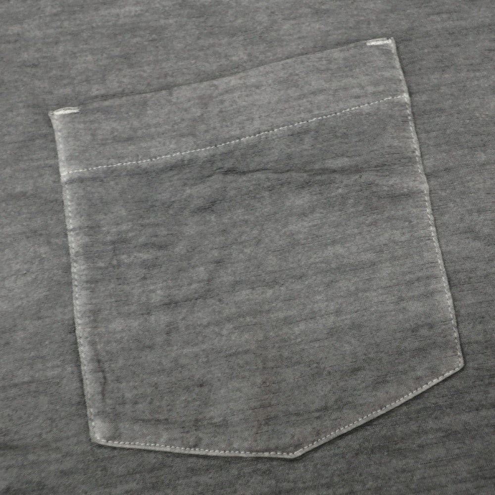 【中古】アイスブレーカー icebreaker メリノウールナイロン クルーネック 半袖ポケットTシャツ グレー【サイズM】【 状態ランクB 】【 メンズ 】