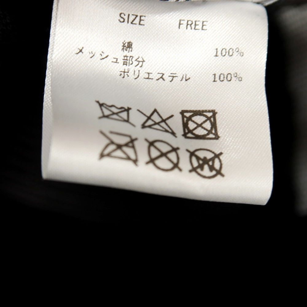【中古】カンビオ CAMBIO ダメージ加工 メッシュキャップ 帽子 ブラックネイビー【サイズFREE】【 状態ランクB 】【 メンズ 】