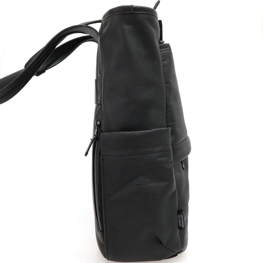【中古】ブロスキーアンドサプライ BROSKI AND SUPPLY レザー トートバッグ ブラック【 状態ランクB 】【 メンズ 】