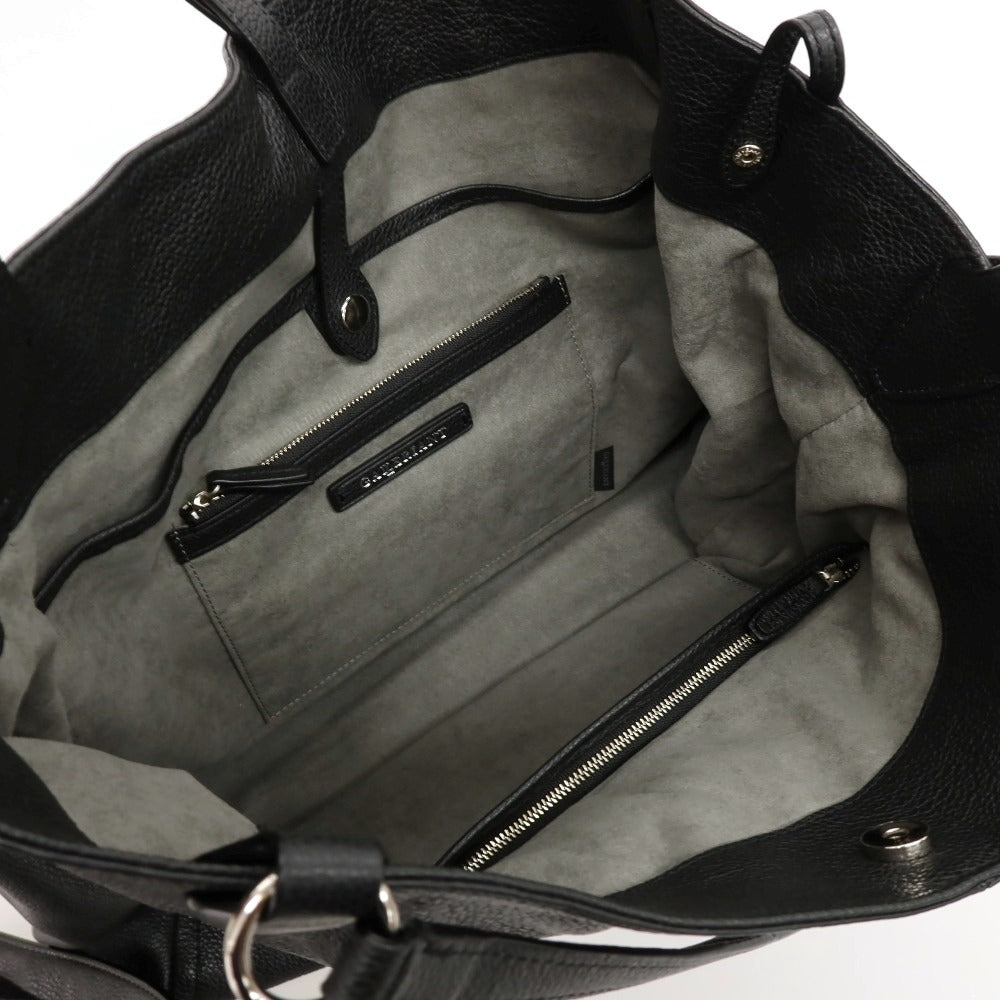 【中古】ガレリアント GALLERIANT レザー トートバッグ ブラック【 状態ランクB 】【 メンズ 】