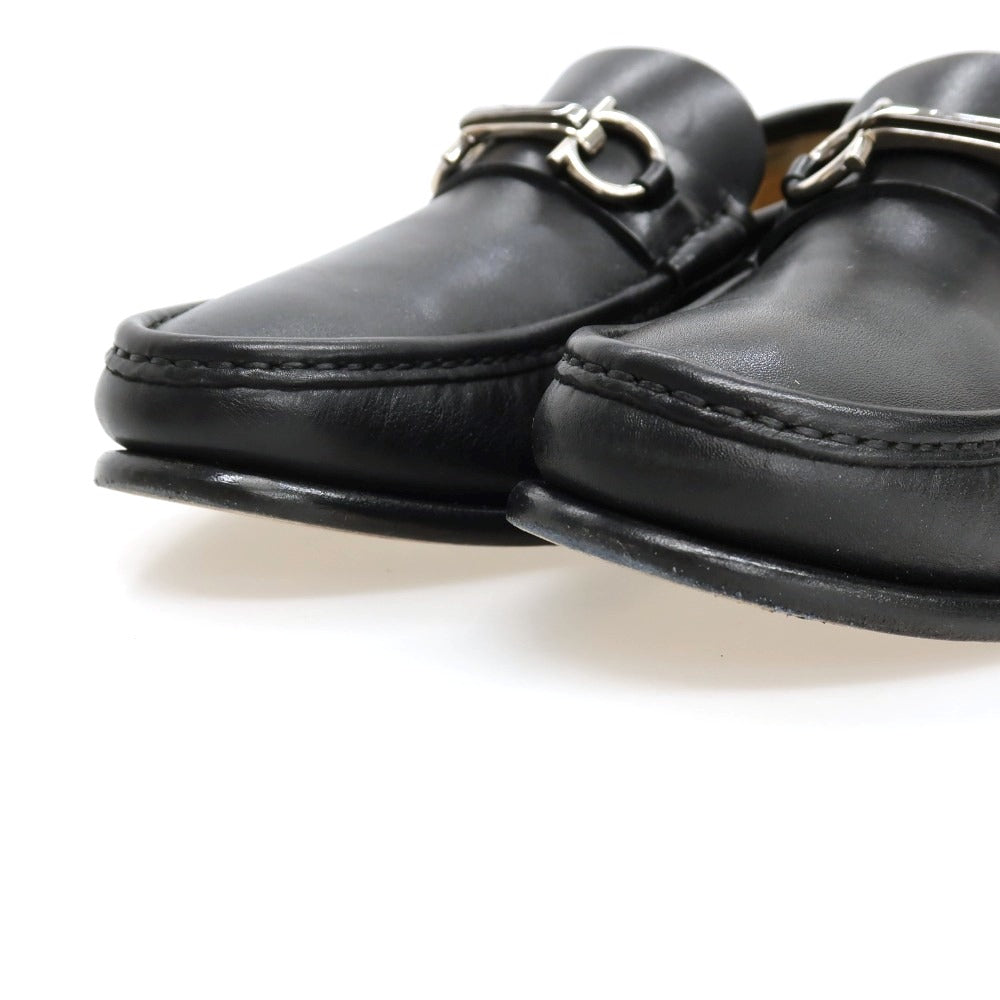 【中古】サルヴァトーレフェラガモ Salvatore Ferragamo カーフ ローファー ブラック【サイズ8 EEE】【 状態ランクB 】【 メンズ 】