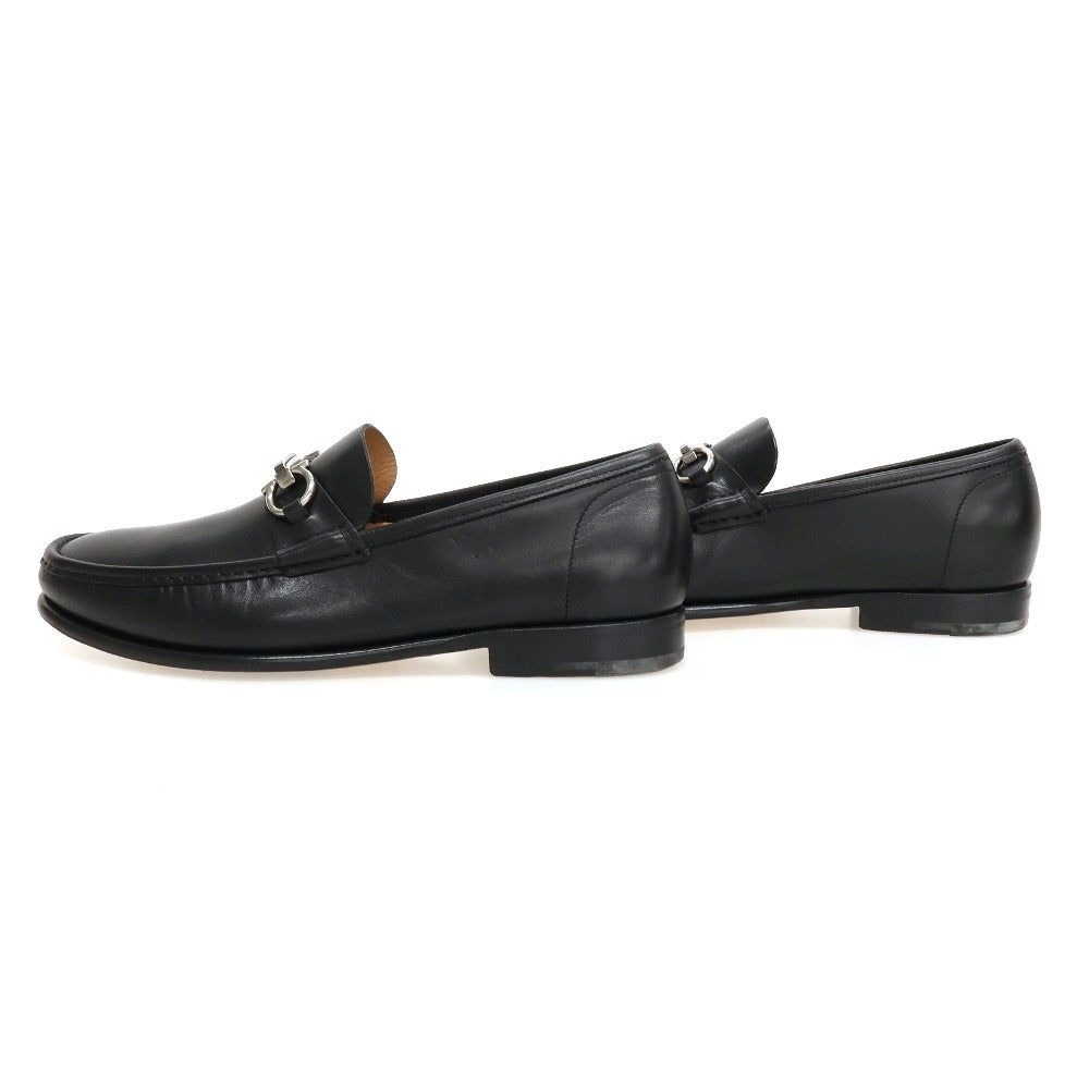 【中古】サルヴァトーレフェラガモ Salvatore Ferragamo カーフ ローファー ブラック【サイズ8 EEE】【 状態ランクB 】【 メンズ 】
