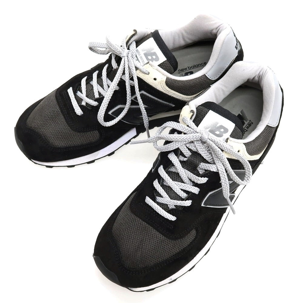 【中古】ニューバランス NEW BALANCE OU576PBK MADE IN ENGLAND スエード スニーカー ブラック【サイズUK8 1/2】【 状態ランクA 】【 メンズ 】