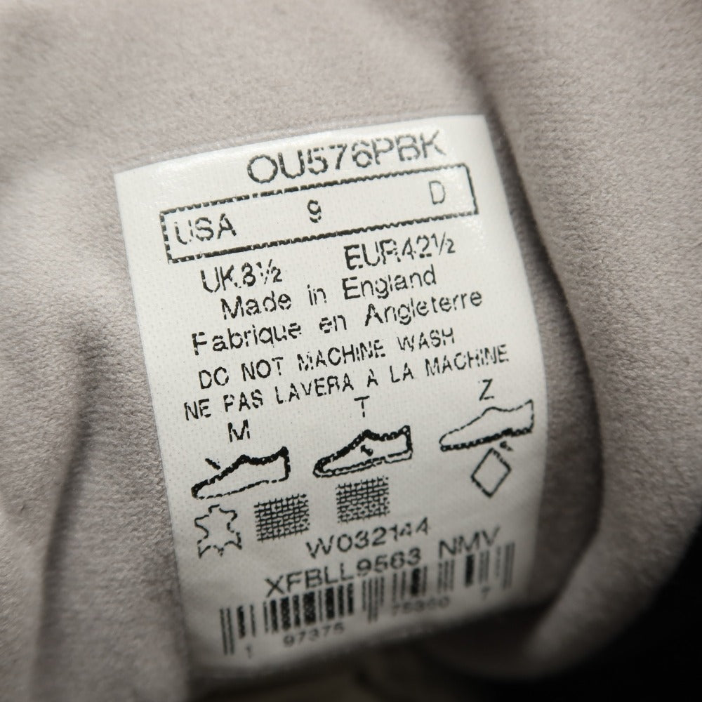 【中古】ニューバランス NEW BALANCE OU576PBK MADE IN ENGLAND スエード スニーカー ブラック【サイズUK8 1/2】【 状態ランクA 】【 メンズ 】