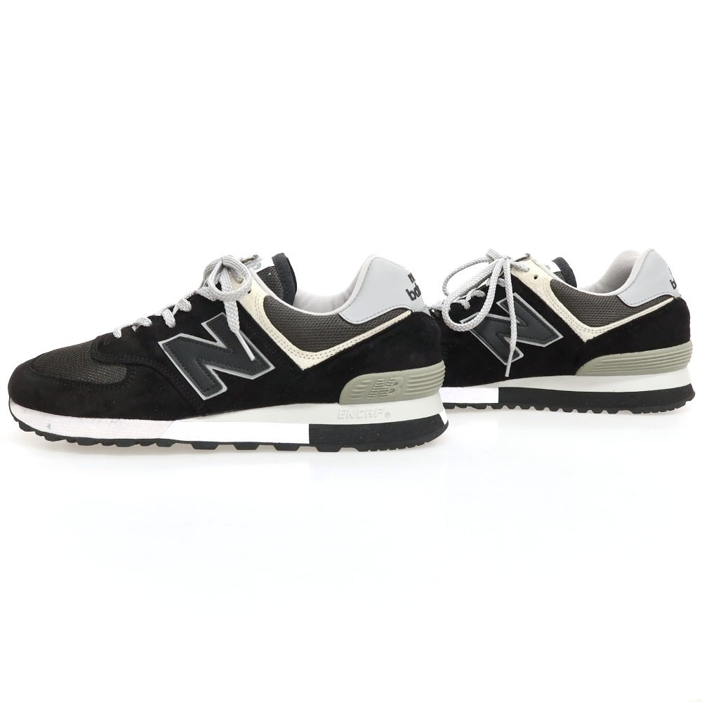 【中古】ニューバランス NEW BALANCE OU576PBK MADE IN ENGLAND スエード スニーカー ブラック【サイズUK8 1/2】【 状態ランクA 】【 メンズ 】