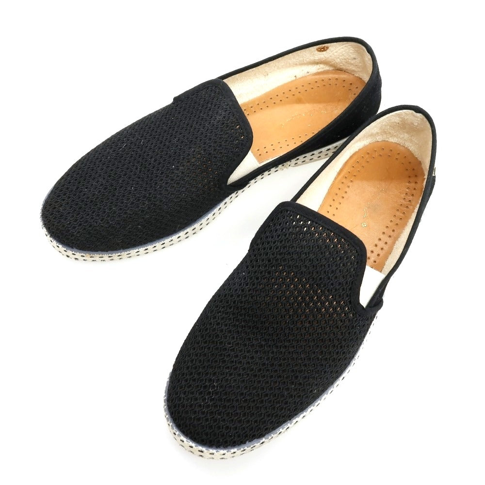 【中古】リビエラ Rivieras リビエラ メッシュ スリッポン ブラック【サイズ40】【 状態ランクB 】【 メンズ 】
