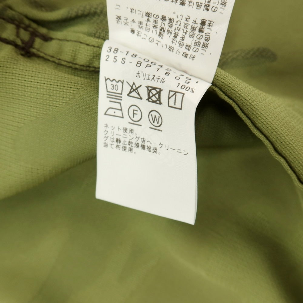 【中古】ビームスプラス BEAMS PLUS メッシュ カモフラージュ ジャカード マッピングプリント ミリタリージャケット オリーブ【サイズS】【 状態ランクB 】【 メンズ 】