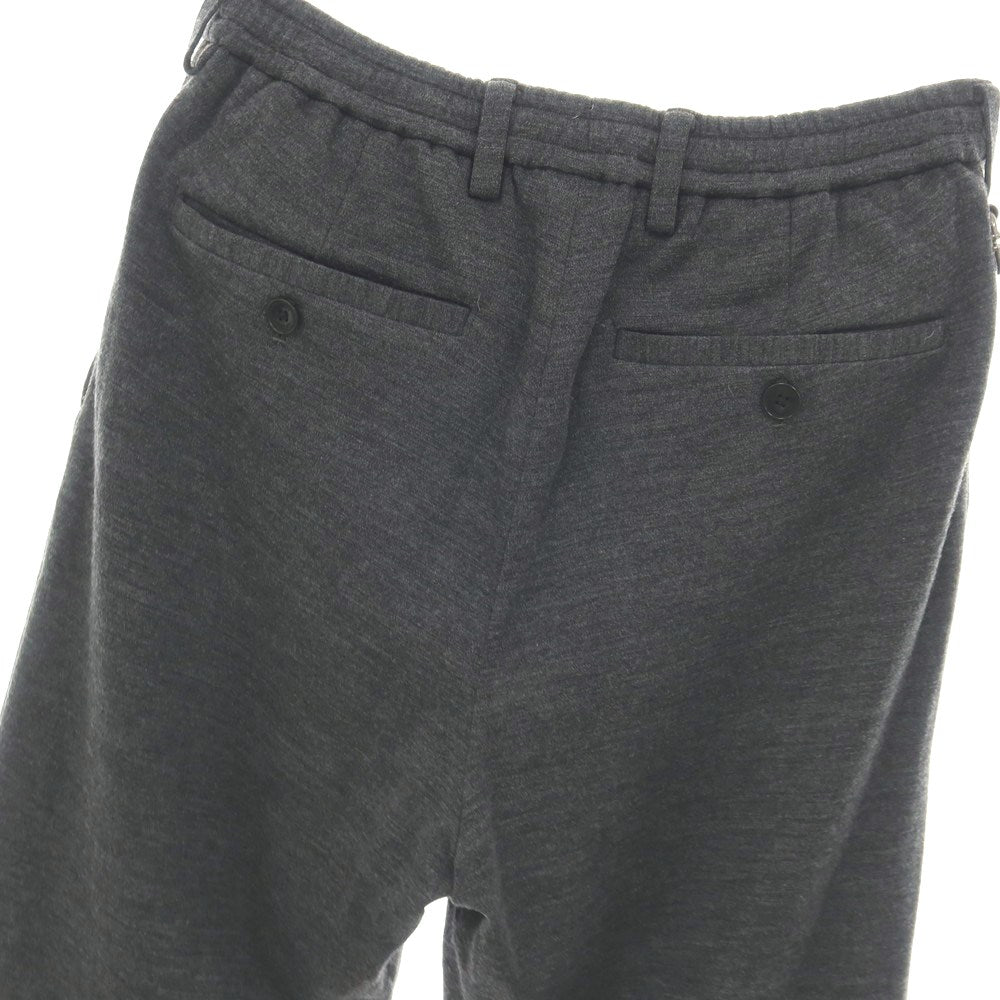 【中古】オルテロ ORTELO ウール ジャージー ジョガーパンツ イージーパンツ ダークグレー【サイズ44】【 状態ランクB 】【 メンズ 】