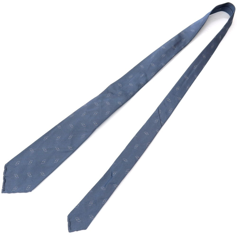 【中古】タイユアタイ TIE YOUR TIE シルク 小紋柄ネクタイ スモークブルー【 状態ランクC 】【 メンズ 】