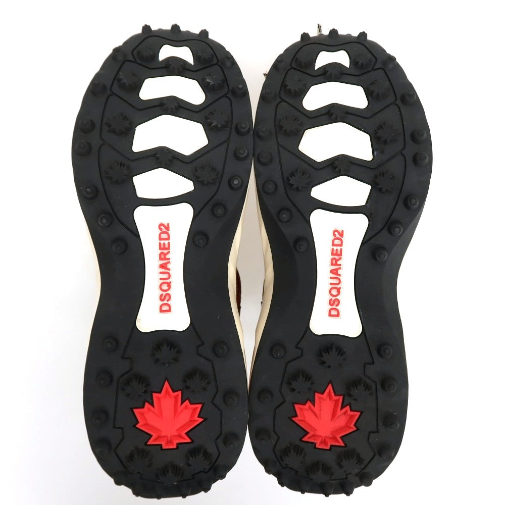 【中古】ディースクエアード DSQUARED2 Bubble スエード スニーカー ブラウンxベージュ【サイズ40】【 状態ランクA 】【 メンズ 】