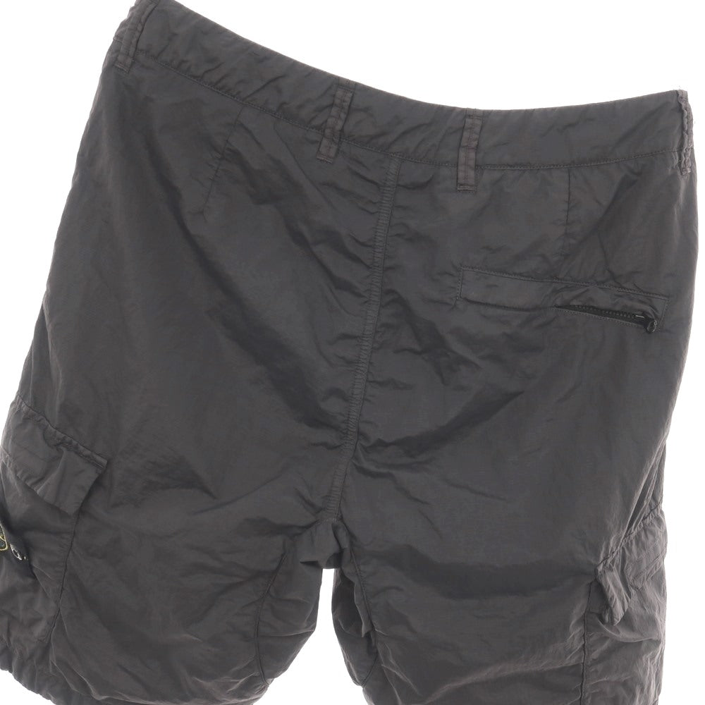 【中古】ストーンアイランド STONE ISLAND ナイロンポリエステル ショートパンツ ダークグレー【サイズ29】【 状態ランクB 】【 メンズ 】