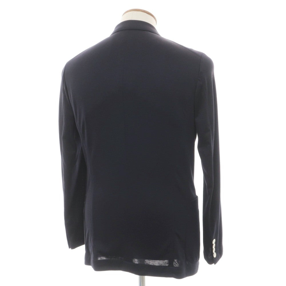 【中古】ポールスミスコレクション PAUL SMITH COLLECTION コットン ジャージー 2B カジュアルジャケット ダークネイビー【サイズM】【 状態ランクB 】【 メンズ 】