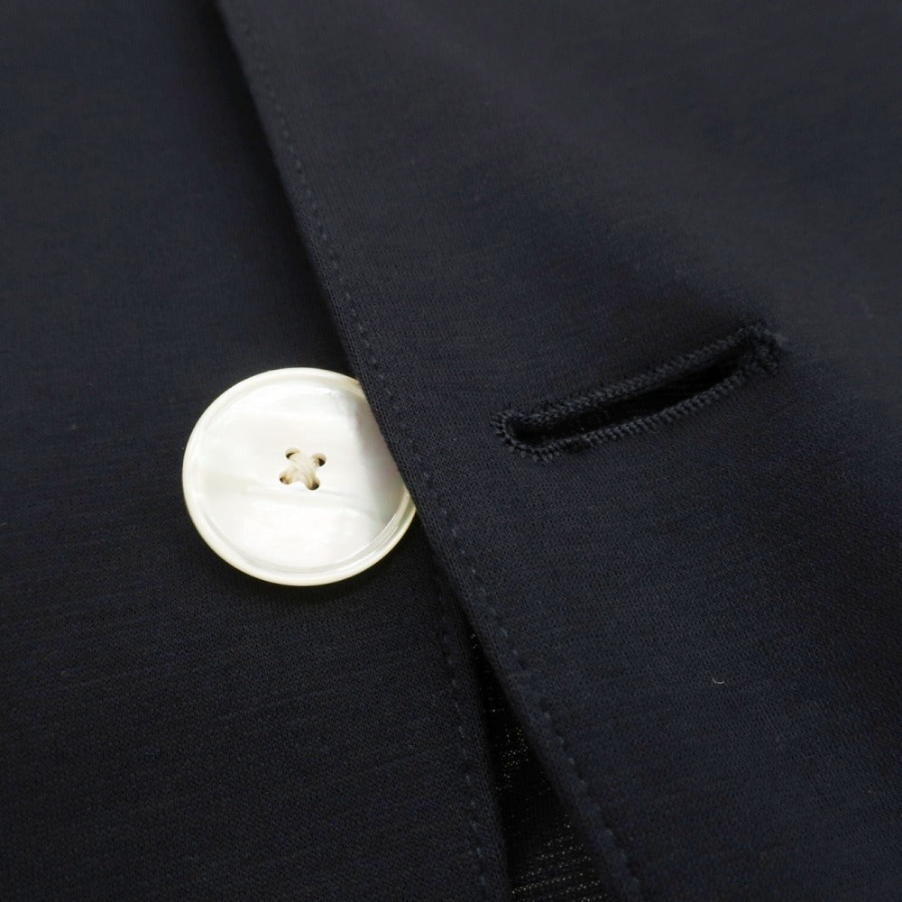 【中古】ポールスミスコレクション PAUL SMITH COLLECTION コットン ジャージー 2B カジュアルジャケット ダークネイビー【サイズM】【 状態ランクB 】【 メンズ 】