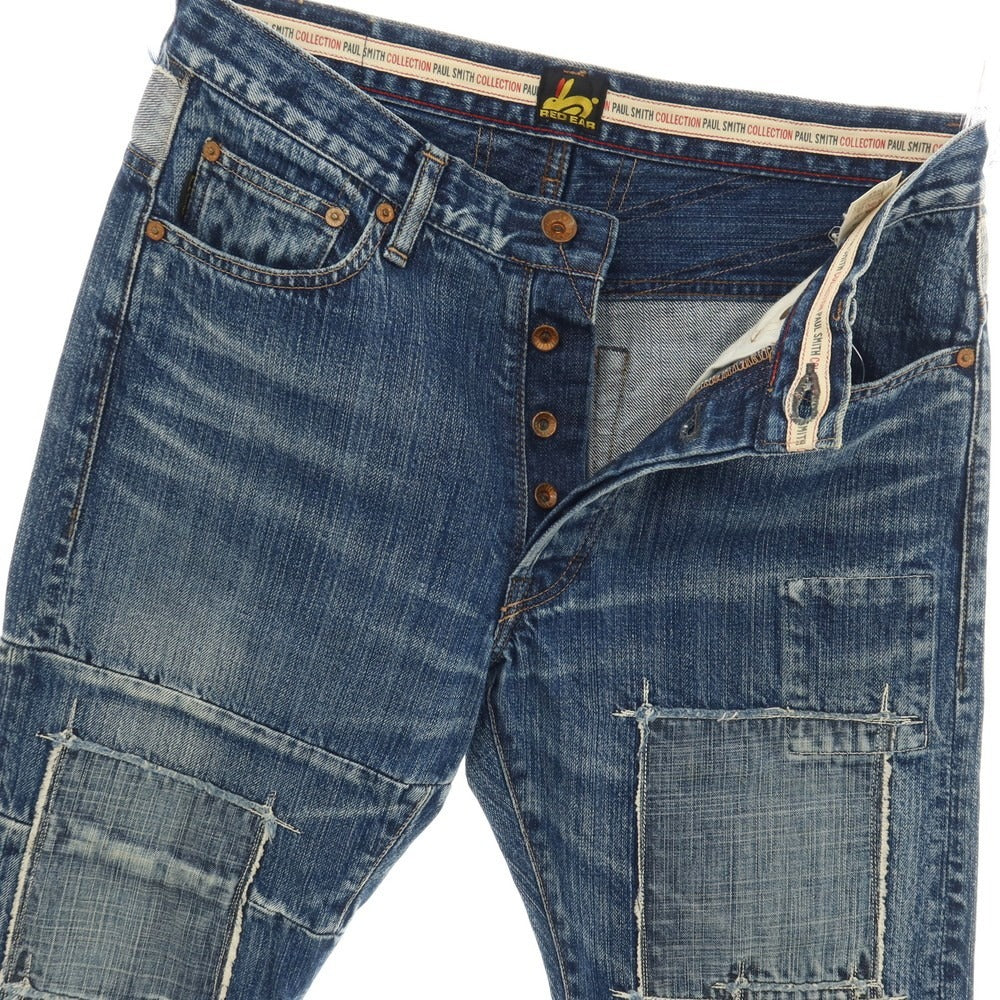 【中古】ポールスミスコレクション PAUL SMITH COLLECTION コットン デニムパンツ ジーンズ ブルー【サイズ30】【 状態ランクC 】【 メンズ 】