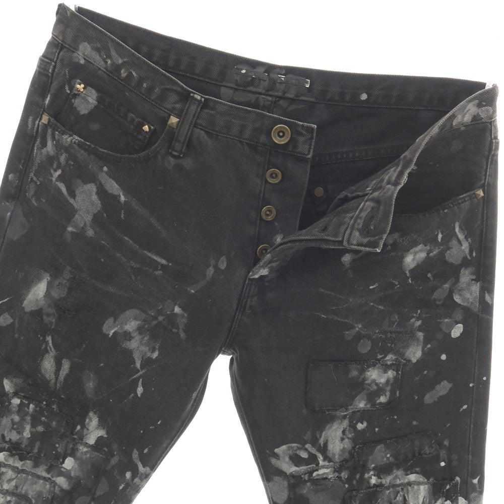 【中古】ポールスミス Paul Smith コットン デニムパンツ ジーンズ ブラック系【サイズM】【 状態ランクB 】【 メンズ 】