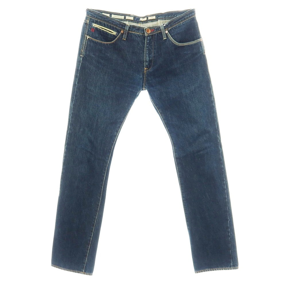 【中古】レッドイヤー ポールスミス RED EAR PAUL SMITH コットン デニムパンツ ジーンズ ネイビー【サイズL】【 状態ランクB 】【 メンズ 】
