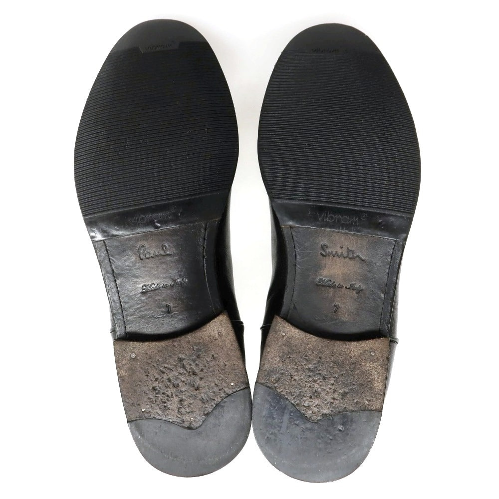 【中古】ポールスミス Paul Smith レザー ブーツ ブラック【サイズ7】【 状態ランクB 】【 メンズ 】