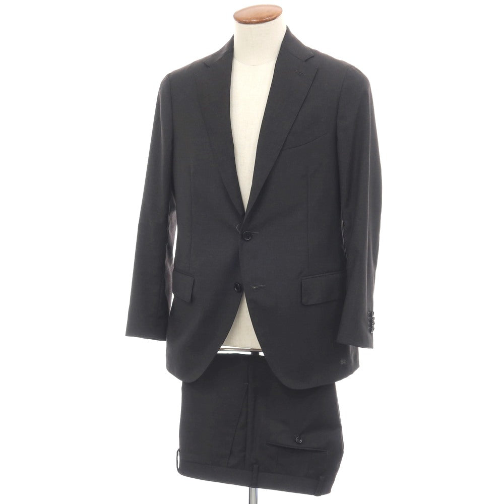 【中古】ラルディーニ LARDINI ウール 3つボタンスーツ チャコールグレー【サイズ48】【 状態ランクB 】【 メンズ 】