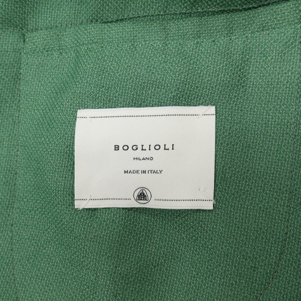 【中古】ボリオリ BOGLIOLI K.JACKET ウールシルク 2B テーラードジャケット グリーン【サイズ46】【 状態ランクB 】【 メンズ 】