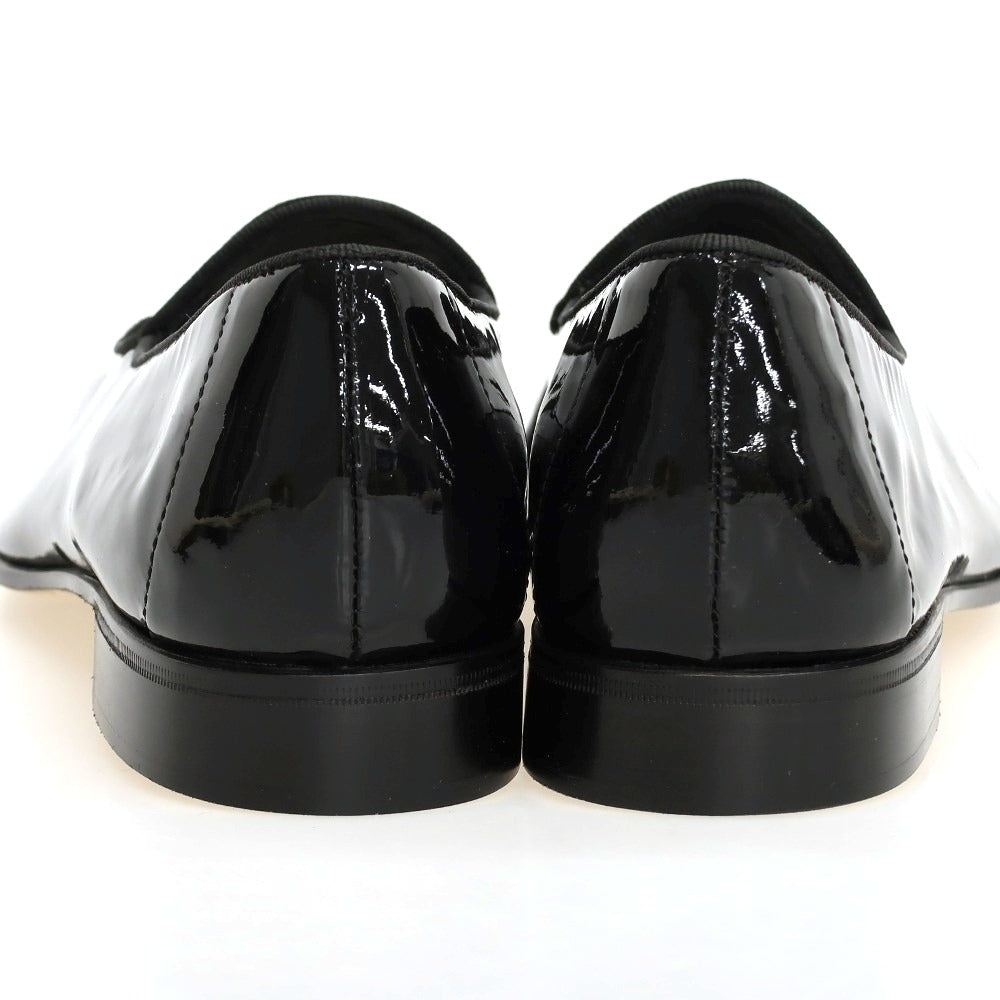 【新品アウトレット】フェランテ FERRANTE TREVI スエード パテント ローファー ブラック【サイズ6 1/2】【 状態ランクN- 】【 メンズ 】