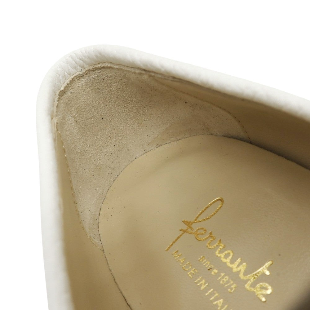 【新品】フェランテ FERRANTE MARE スエード シュリンクレザー ローファー ホワイトxベージュ【サイズ7】【 状態ランクN 】【 メンズ 】