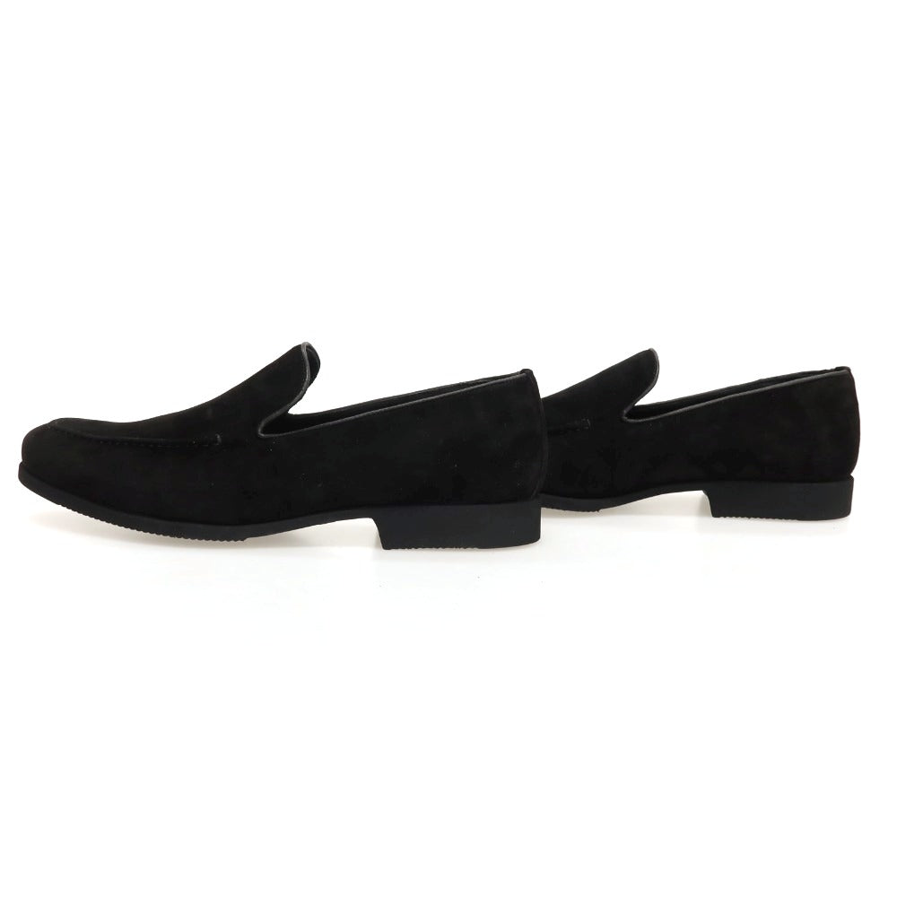 【新品】フェランテ FERRANTE CHIC スエード ローファー ブラック【サイズ7 1/2】【 状態ランクN 】【 メンズ 】