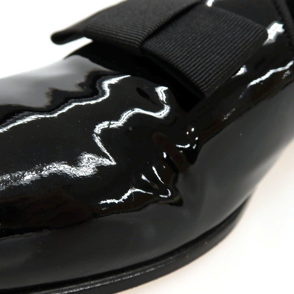【新品アウトレット】フェランテ FERRANTE PAPILLON パテント ローファー ブラック【サイズ7 1/2】【 状態ランクN- 】【 メンズ 】