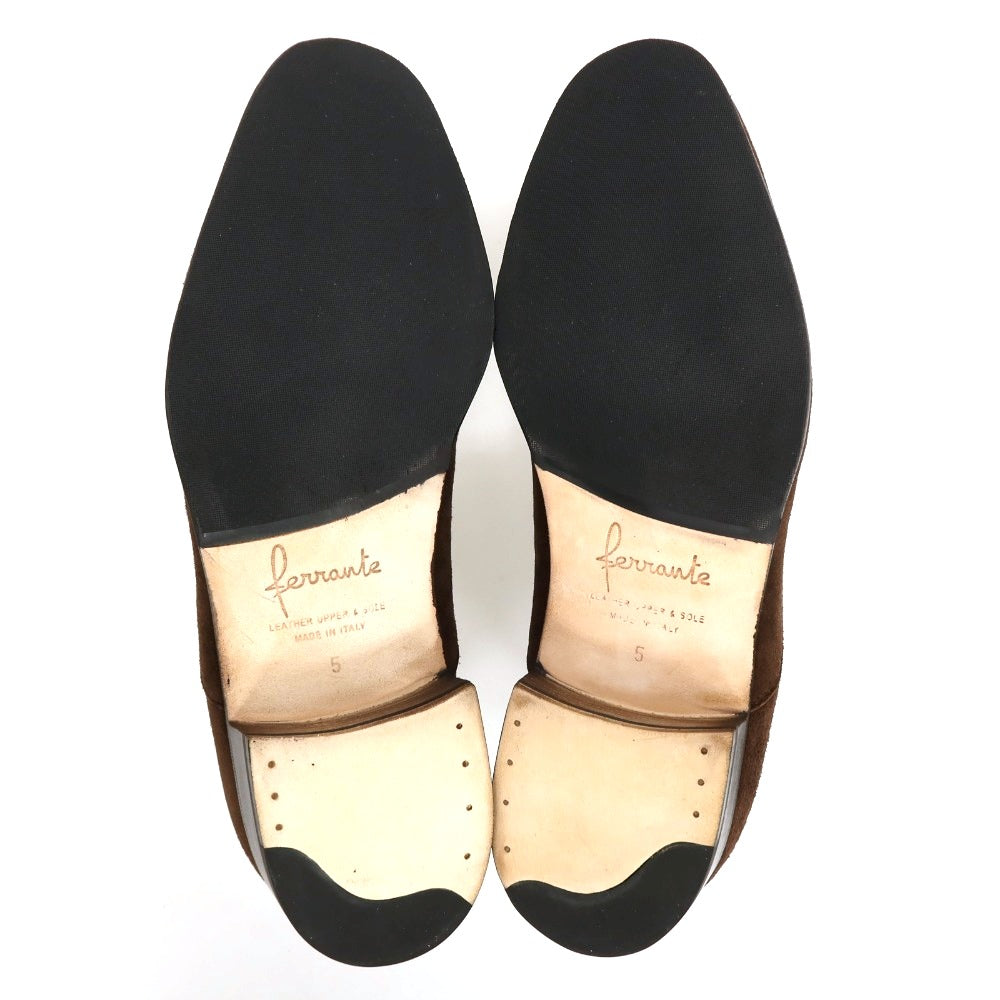 【新品】フェランテ FERRANTE ARTIC スエード ブーツ ブラウン【サイズ5】【 状態ランクN 】【 メンズ 】
