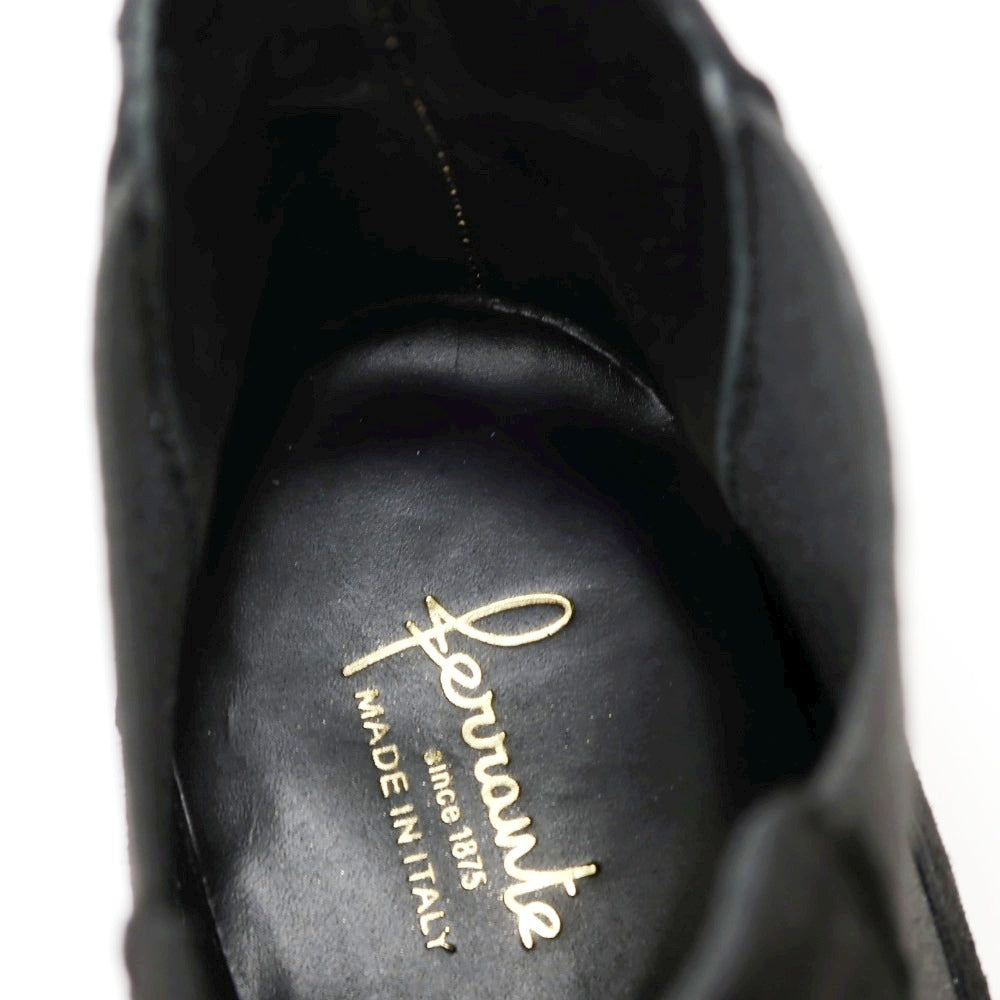 【新品】フェランテ FERRANTE JUST スエード ブーツ ブラック【サイズ6 1/2】【 状態ランクN 】【 メンズ 】