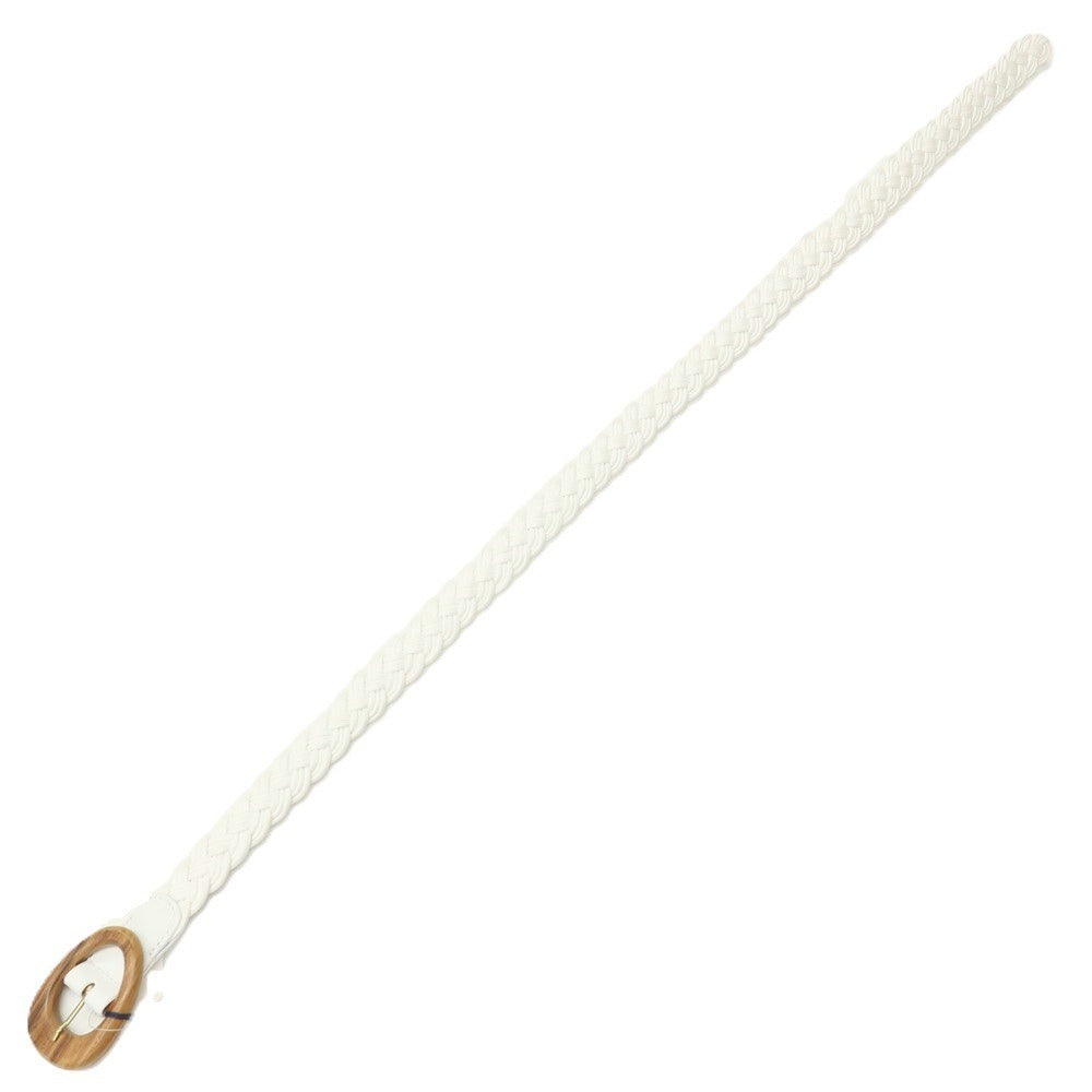 【新品】アンダーソンズ Andersons コットン系 ウッドバックル メッシュベルト ホワイト【サイズ80】【 状態ランクN 】【 メンズ 】