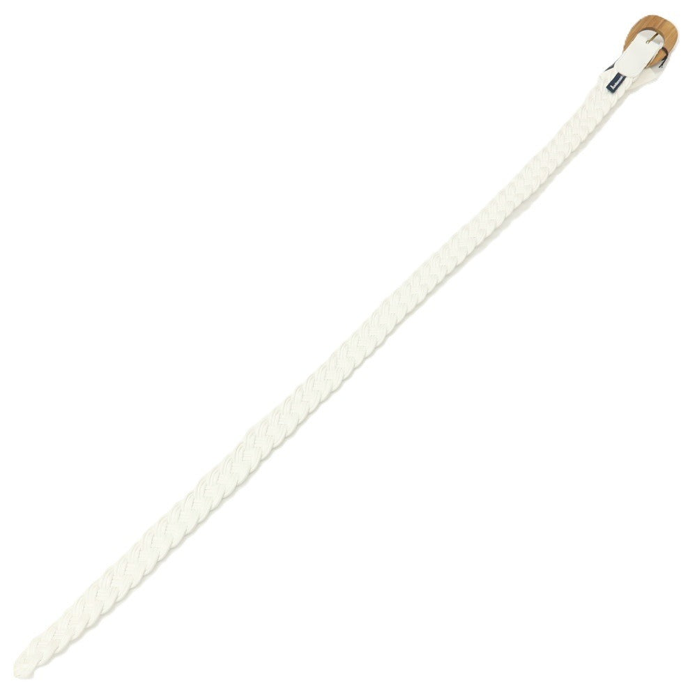 【新品】アンダーソンズ Andersons コットン系 ウッドバックル メッシュベルト ホワイト【サイズ80】【 状態ランクN 】【 メンズ 】
