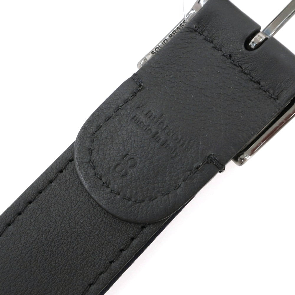 【新品】アンダーソンズ Andersons リバーシブル ナイロン×レザー コンビ ベルト ネイビー【サイズ95】【 状態ランクN 】【 メンズ 】