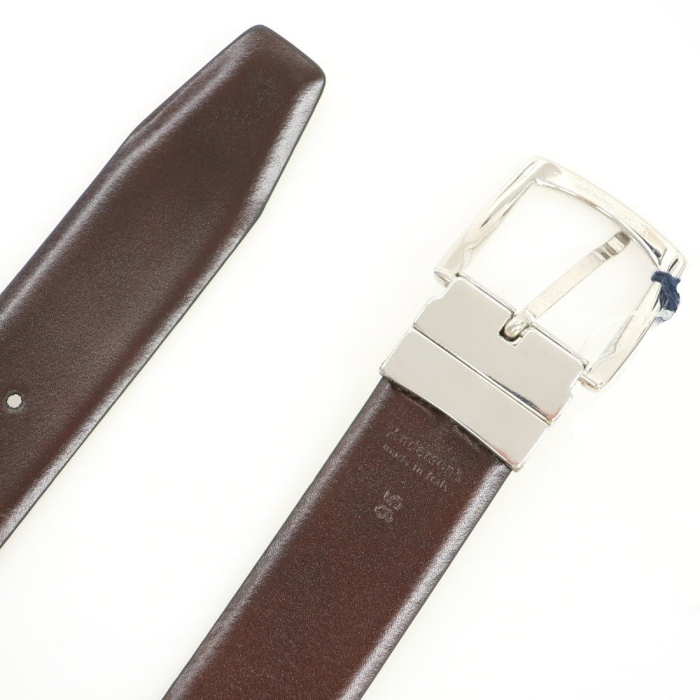 【新品アウトレット】アンダーソンズ Andersons リバーシブル レザー ベルト ブラックxダークブラウン【サイズ95】【 状態ランクN- 】【 メンズ 】