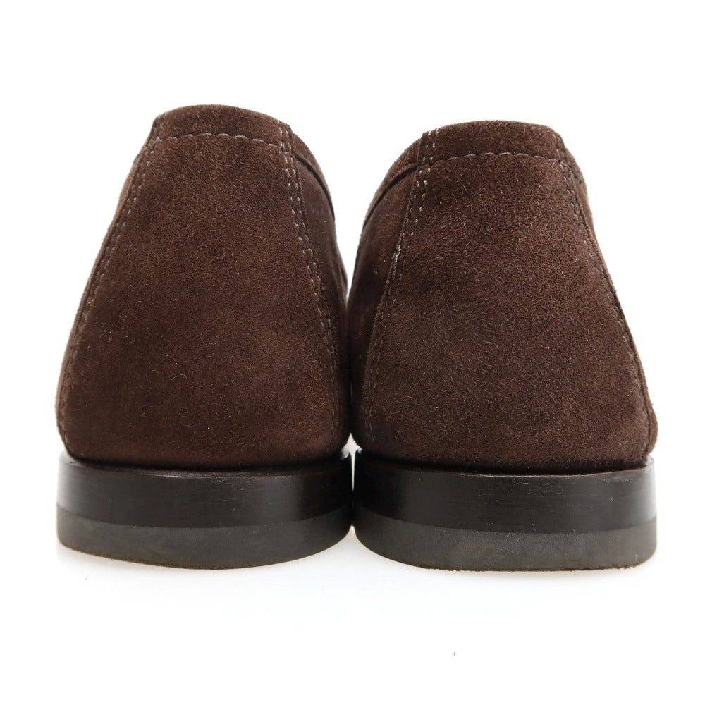 【中古】サントーニ Santoni ANDREA スエード ローファー ブラウン【サイズUK 7 1/2】【 状態ランクC 】【 メンズ 】