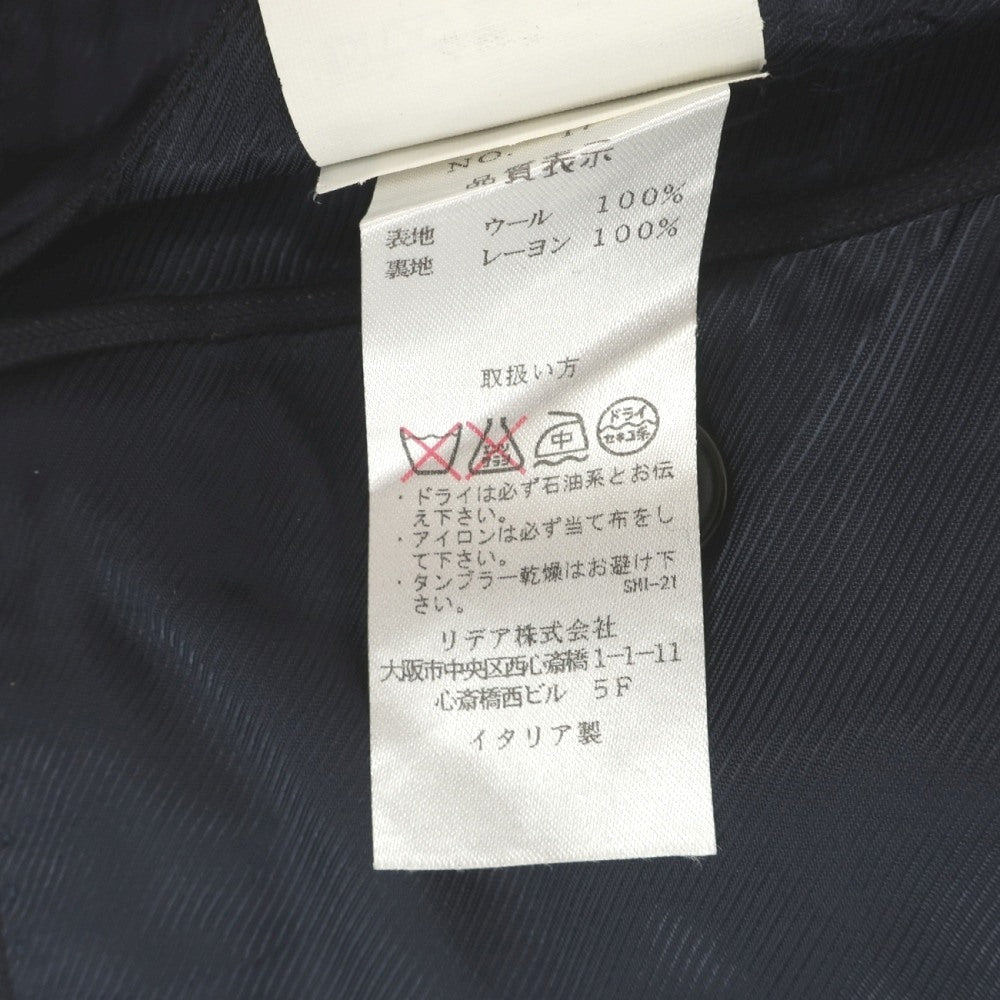 【中古】ラルディーニ LARDINI ウール 3つボタンスーツ ネイビー【サイズ46】【 状態ランクD 】【 メンズ 】