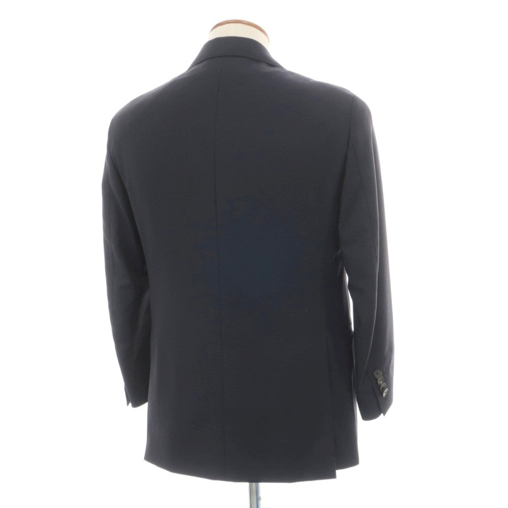 【中古】ラルディーニ LARDINI ウール 3つボタンスーツ ネイビー【サイズ46】【 状態ランクD 】【 メンズ 】