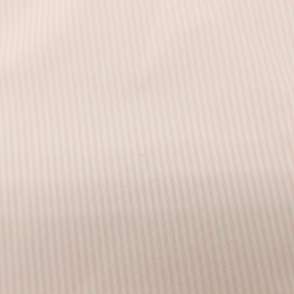 【中古】フライ FRAY コットン ストライプ ワイドカラー ドレスシャツ ホワイトxピンク【サイズ38】【 状態ランクC 】【 メンズ 】