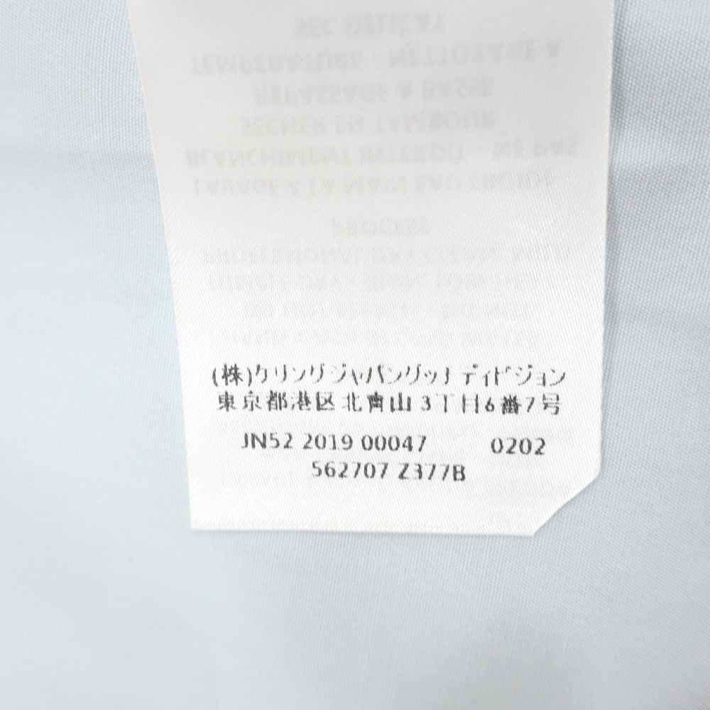 【中古】グッチ GUCCI コットン レギュラーカラー ブロード ドレスシャツ ブルー【サイズ39】【 状態ランクA 】【 メンズ 】