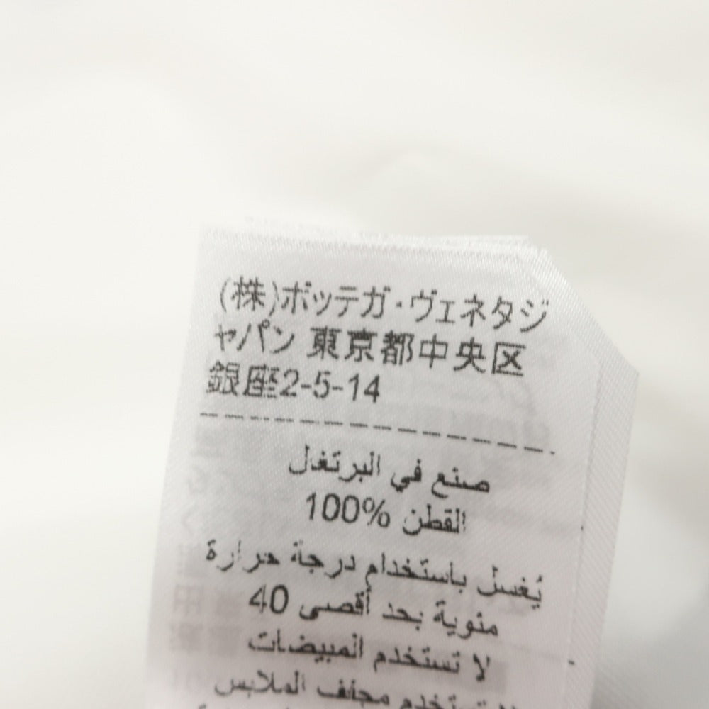 【中古】ボッテガヴェネタ BOTTEGAVENETA コットン ピンオックス ドレスシャツ ホワイト【サイズ38】【 状態ランクA 】【 メンズ 】