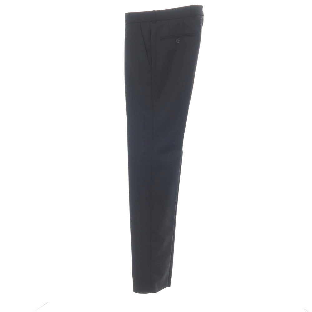 【中古】アレキサンダーマックイーン Alexander McQueen ウールモヘヤ ドレススラックスパンツ ブラック【サイズ46】【 状態ランクA 】【 メンズ 】