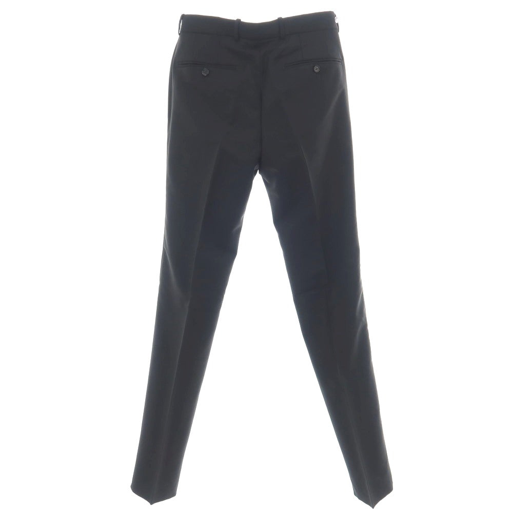 【中古】アレキサンダーマックイーン Alexander McQueen ウールモヘヤ ドレススラックスパンツ ブラック【サイズ46】【 状態ランクA 】【 メンズ 】