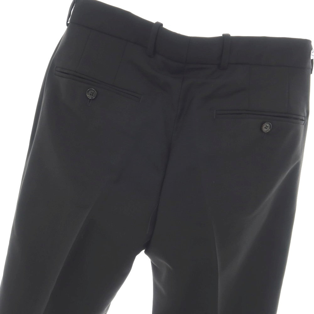 【中古】アレキサンダーマックイーン Alexander McQueen ウールモヘヤ ドレススラックスパンツ ブラック【サイズ46】【 状態ランクA 】【 メンズ 】