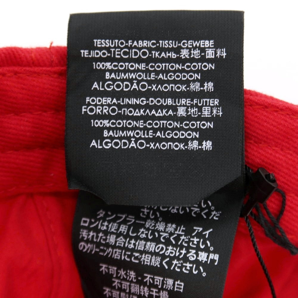 【中古】バレンシアガ BALENCIAGA ツイルコットン ベースボールキャップ 帽子 レッド【サイズL(59)】【 状態ランクA 】【 メンズ 】